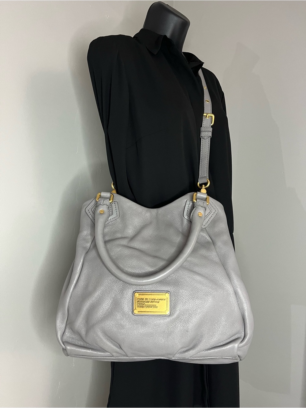 Marc by Marc Jacobs Classic Q Francesca Tote in Gray Leather - Picture 12 of 13